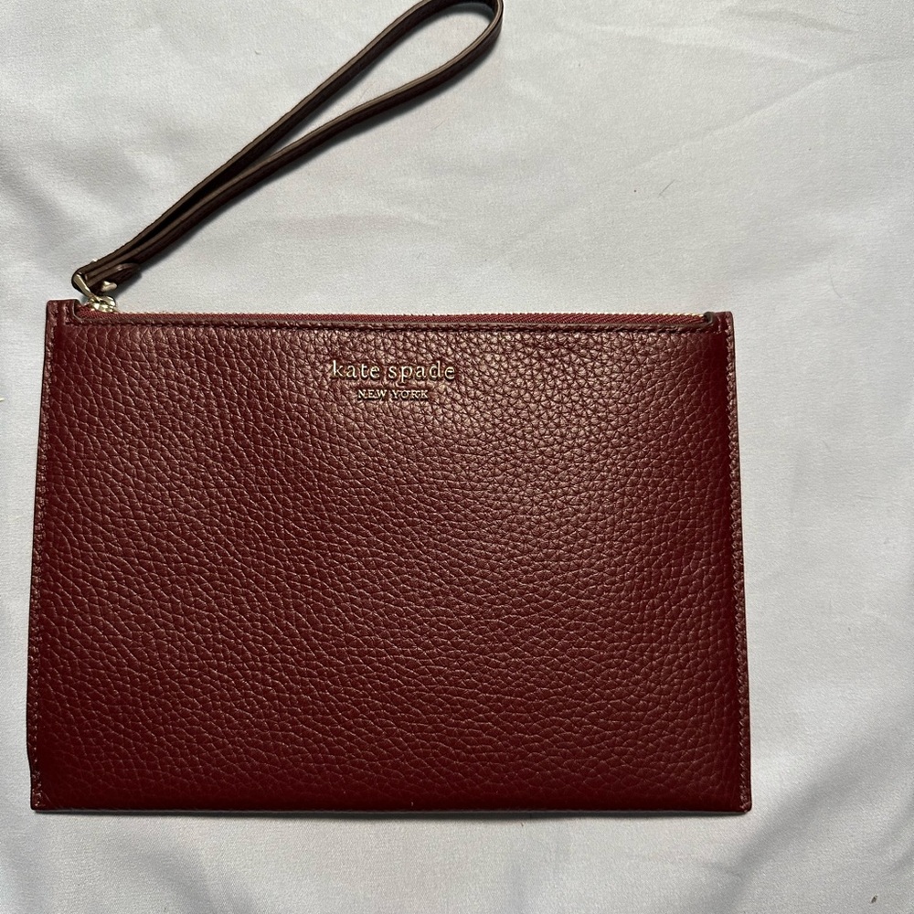 Kate Spade Brown Leather Wallet Sophisticated Design